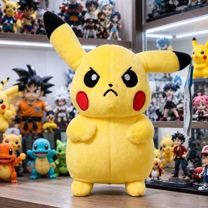 Boneka Pokemon Pikachu Original Takara Tomy - Plush Toy Koleksi
