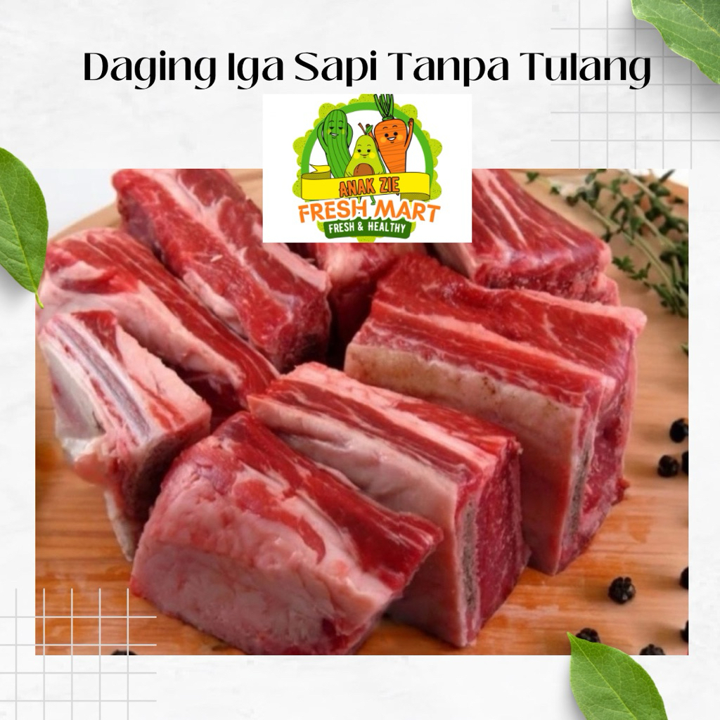 Daging Iga Sapi Tanpa Tulang/Daging Iga Sapi Fresh Bandung