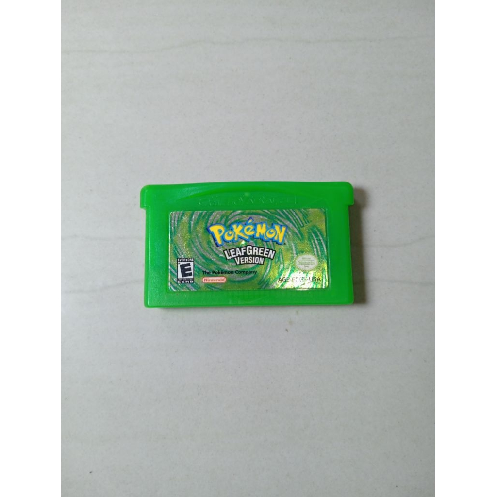 gameboy advance pokemon leafgreen original usa