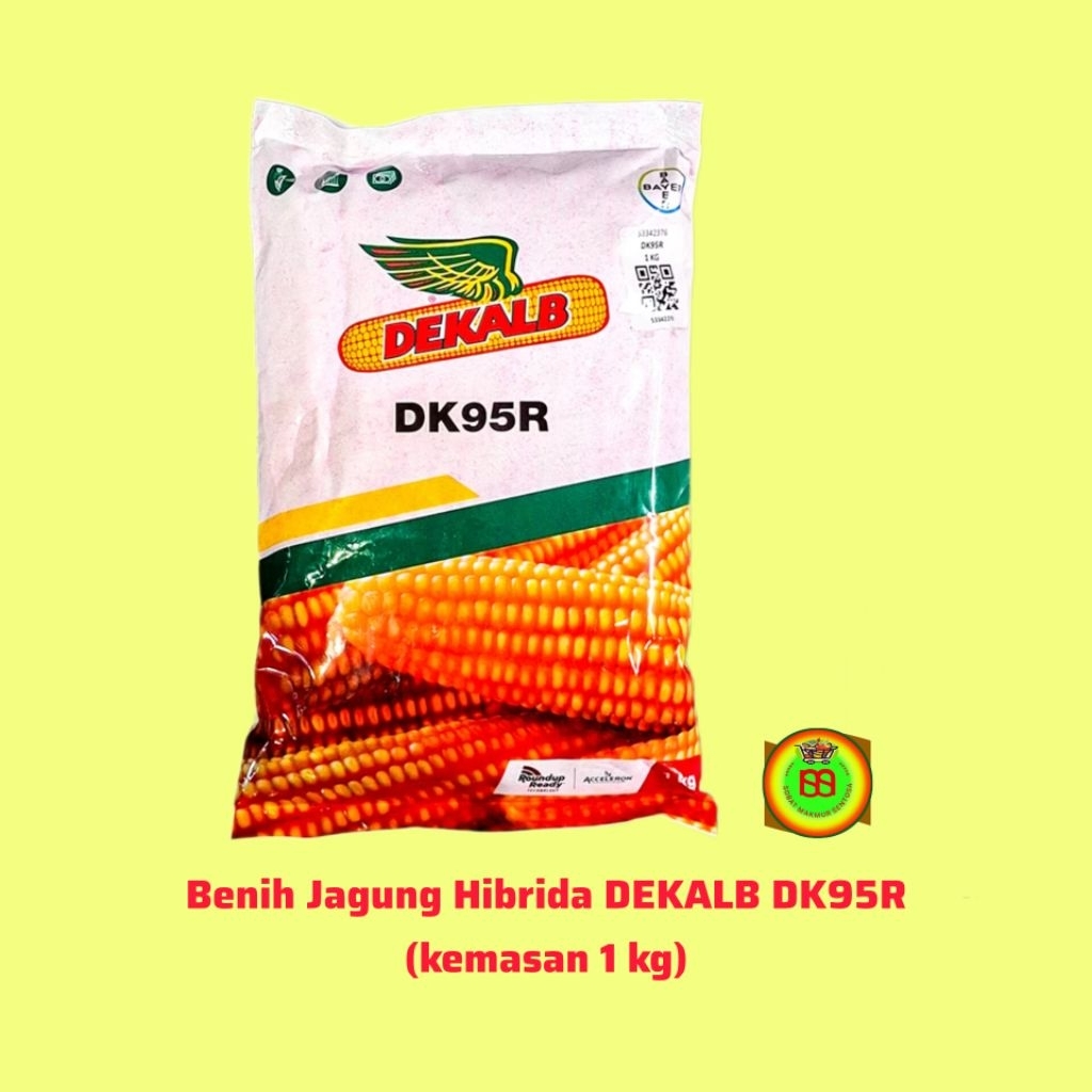Benih jagung hibrida DEKALB DK95R kemasan 1 kg.