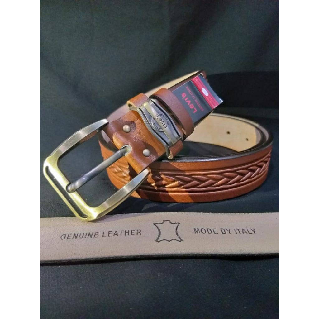 Ikat pinggang kulit asli_ikat pinggang levis 501