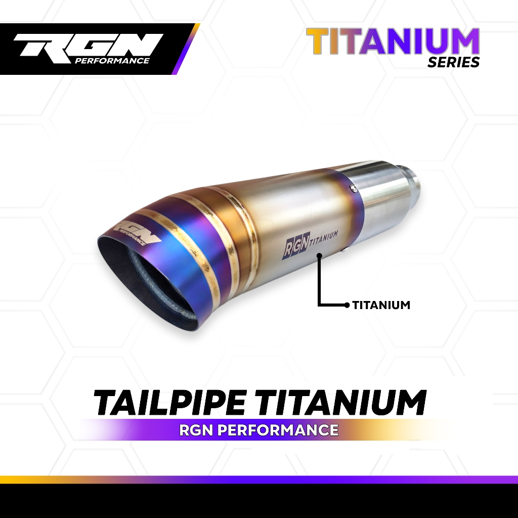RGN Knalpot Diesel Tailpipe Titanium Original RGN PERFORMANCE