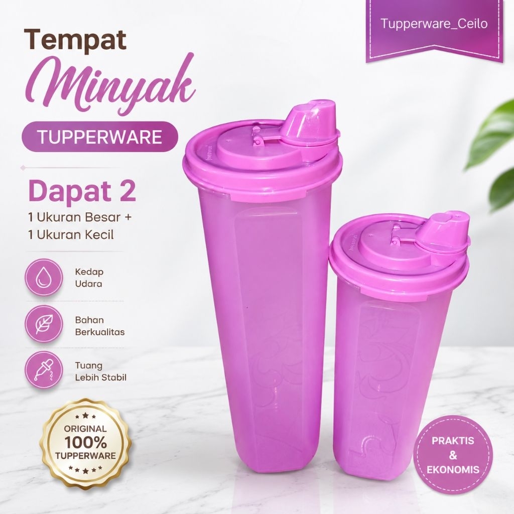 Tempat Minyak Tupperware