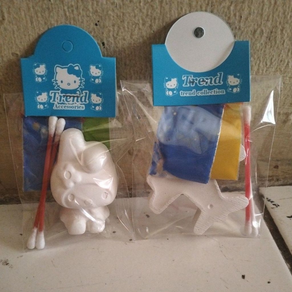 Gypsum painting / gypsum mewarnai ,/ mainan edukasi anak