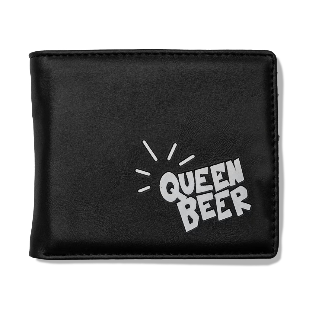 Queenbeer Wallet Quincy Dompet Wanita Lipat Quincy Black Bahan Kulit Sintetis Quincy Black