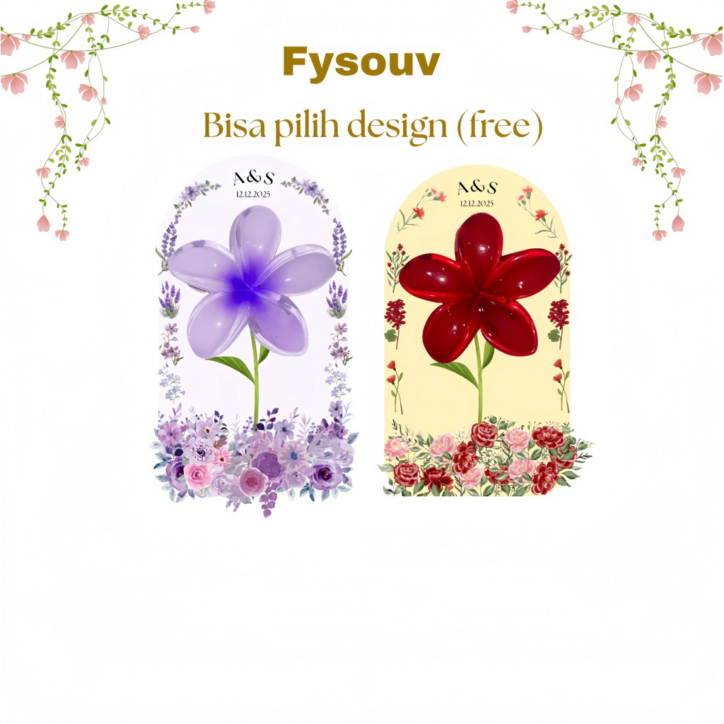 Souvernir Aesthetic Jedai Bunga | Souvernir Pernikahan Murah | Gift unik