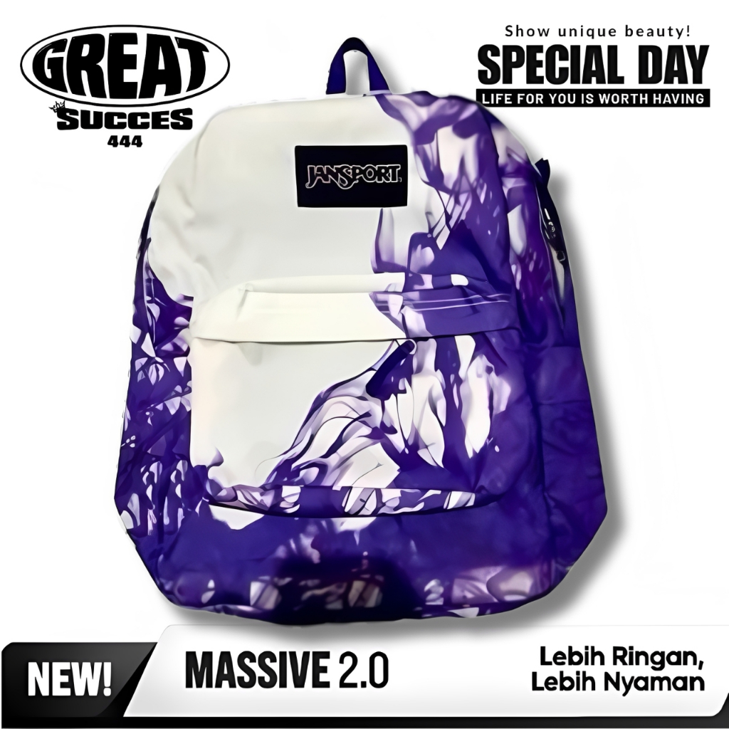 GREATSUCCES - TAS JANSPORT ASAP UNGU BACKPACK SCHOOL SUPERBREAK ORIGINAL - BACKPACK PURPLE - TAS RAN