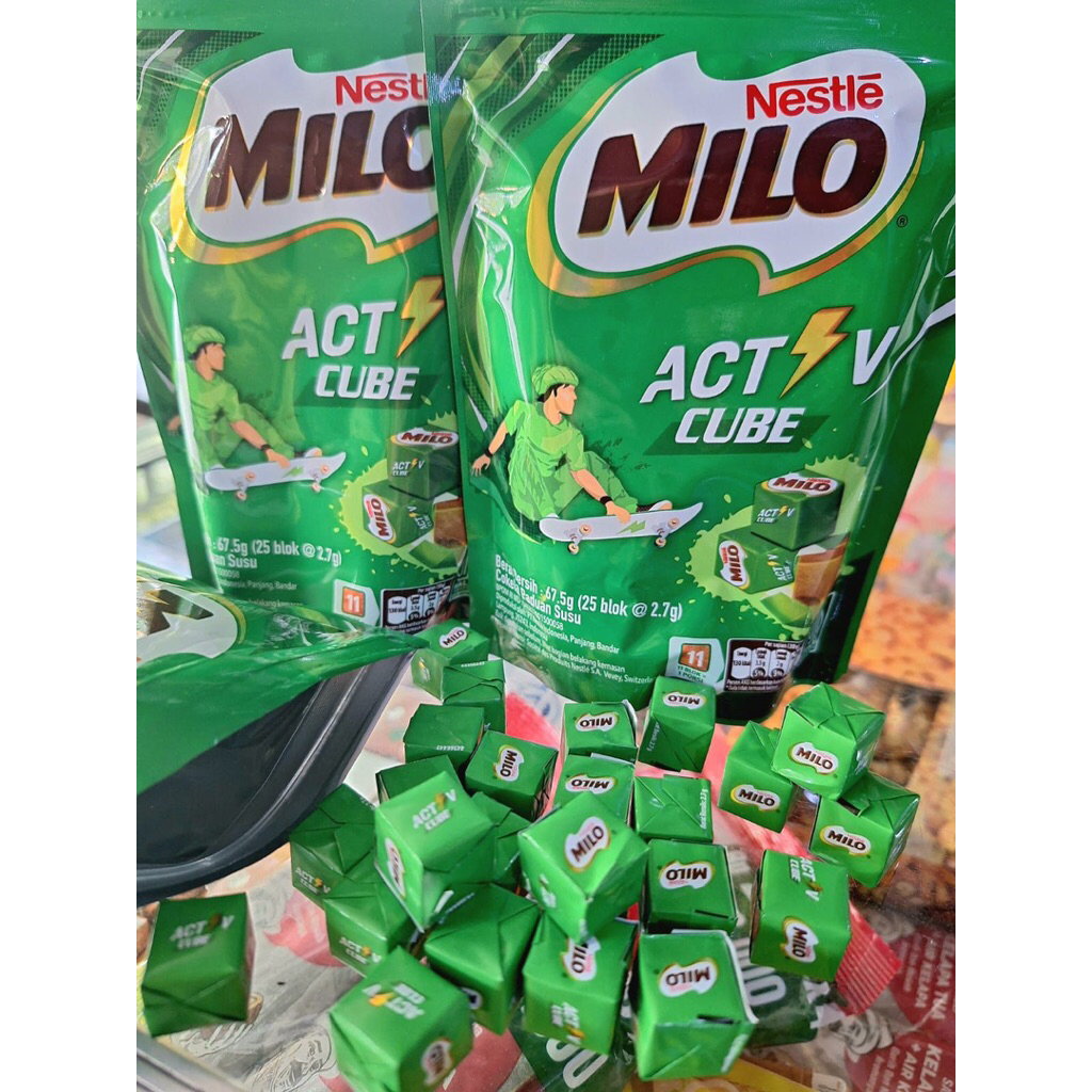 Mantab_Jaya Milo Activ Cube 50/ Permen Milo / Milo Kotak