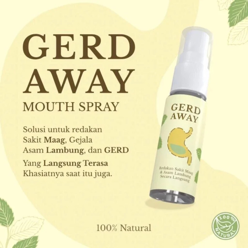 gerd away mouth spray lambung , maag