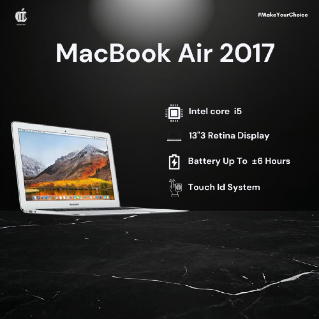 MacBook Air 13” 2017 RAM 8 GB | 128 - 512GB