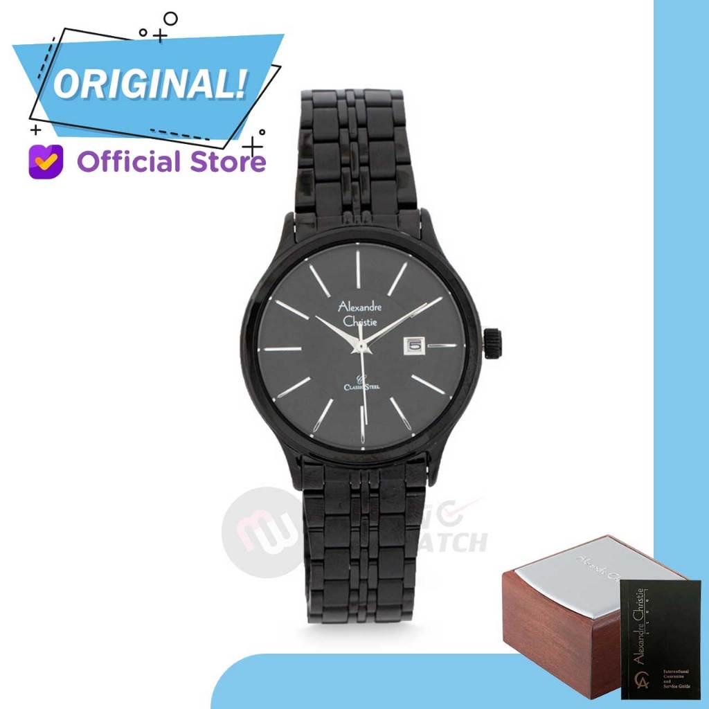 Jam Tangan Wanita Analog Alexandre Christie 8348LD AC8348 AC 8348 LD 8348 LDBIPBA Original Garansi R
