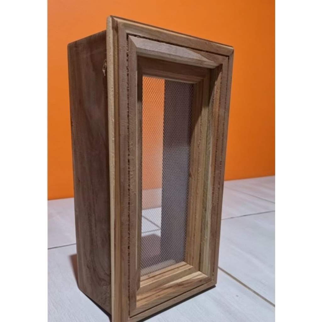 TERMURAH Loster Minimalis Kayu jati + Kawat nyamuk
