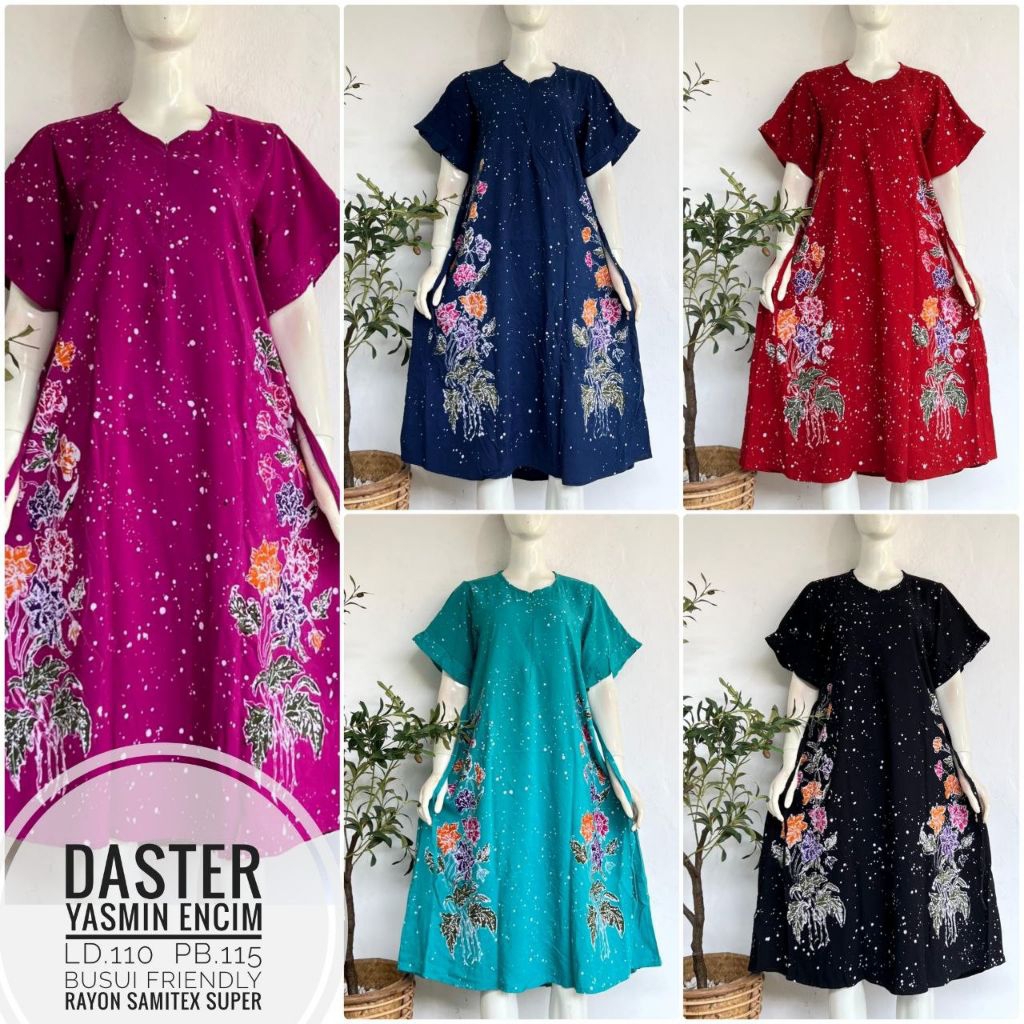 (24)Daster anyelir yasmin LD 110 115 cm rayon candi mekar samitex mahda tulip Nagita tisa rosa dress