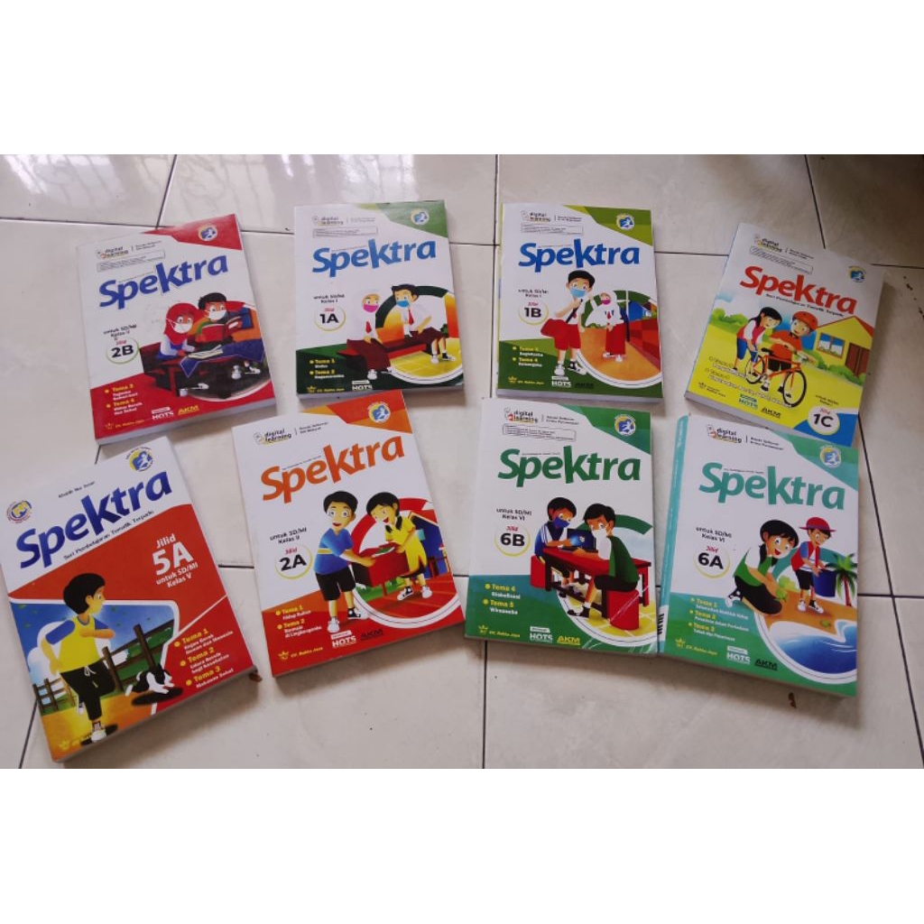 Buku SD/MI Kls 1-2-5-6 a,b,c Spektra Kurikulum 2013