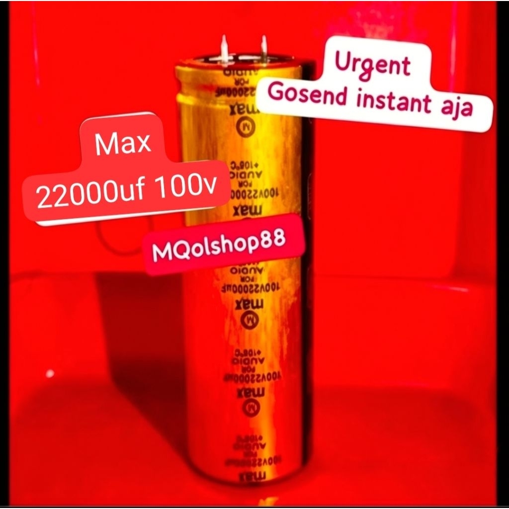 22000uf 100v Max elco kapasitor 22000uf 100v