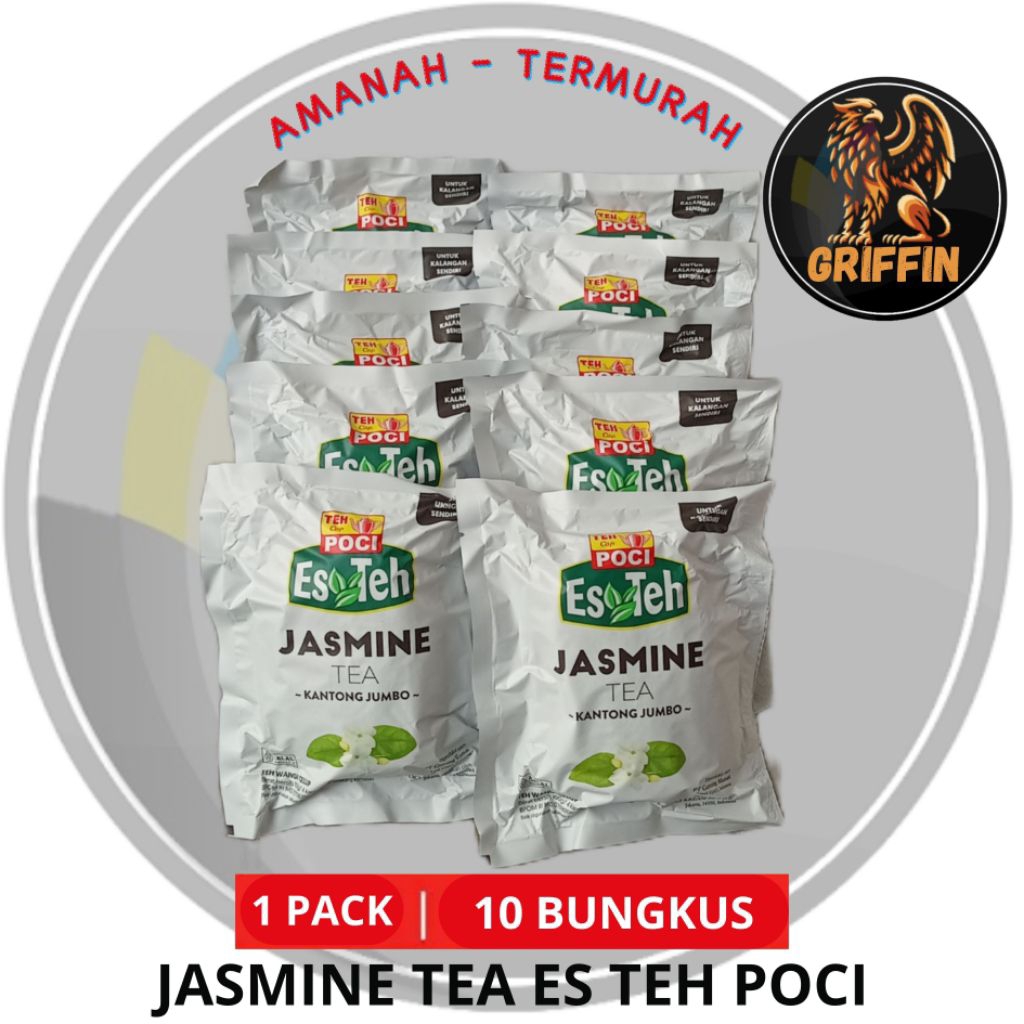 GCG _ Teh Poci Asli Teh Cap Poci Original Es Teh Poci 10 Bungkus Rasa Jasmine