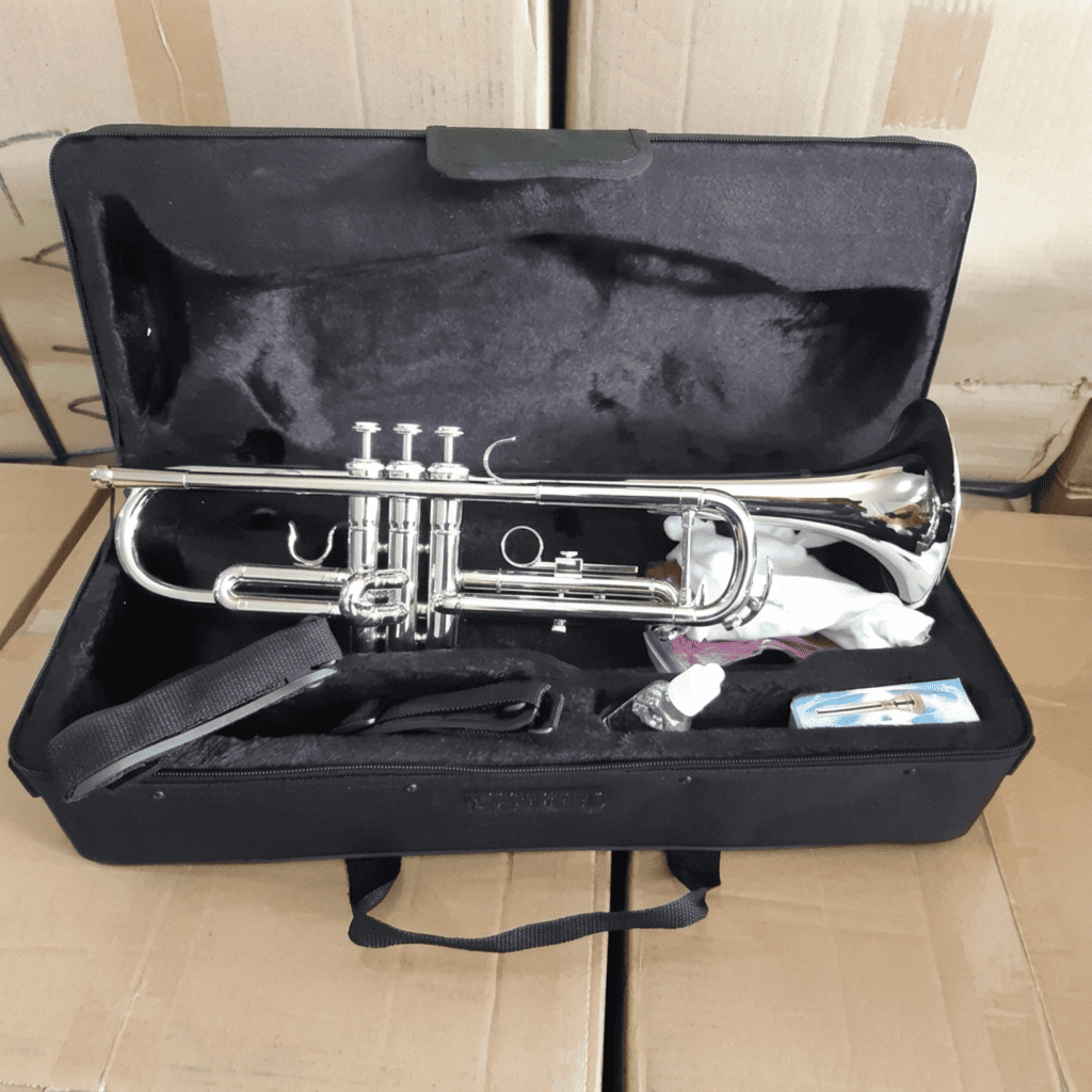 Trumpet Harrier / Trompet Drumband / Terompet Harrier Marching Band Lengkap dengan Hardcase