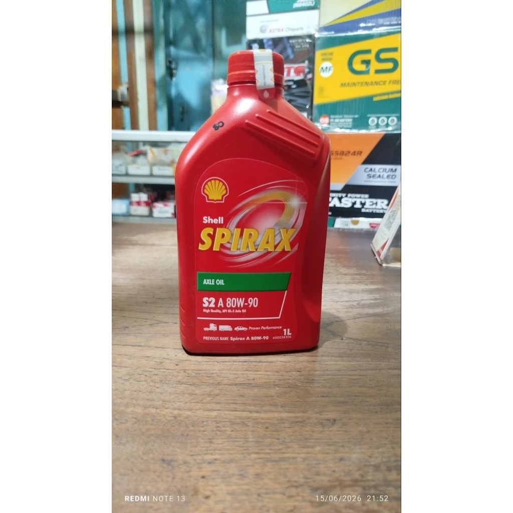 SHELL SPIRAX AXLE OIL (OLI GARDAN) 80w-90