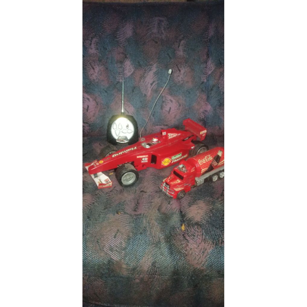mainan rc mobil formula f1 merah