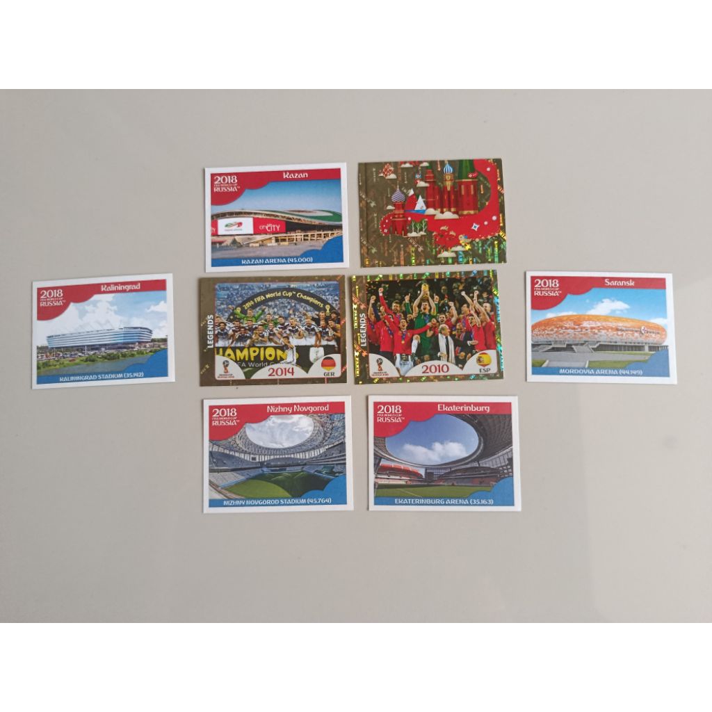 Sticker panini world cup 2018