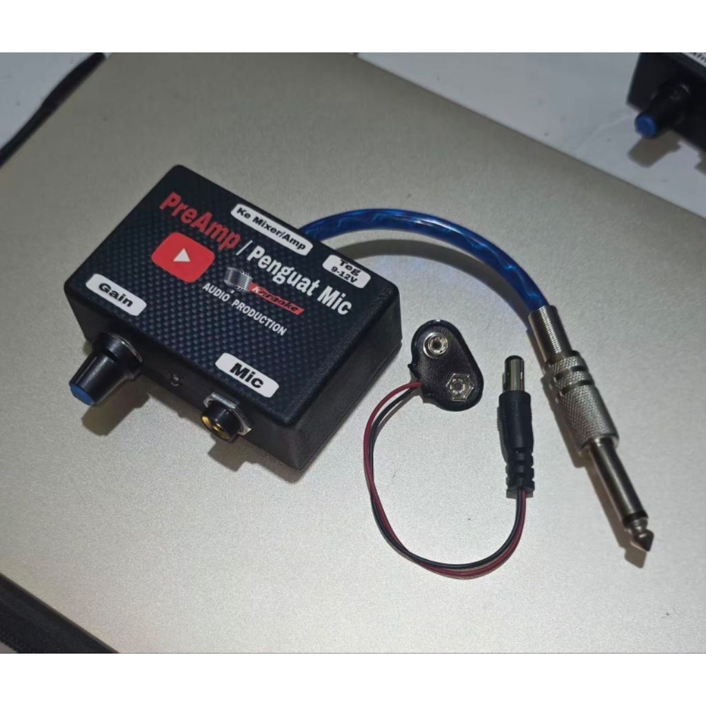 penguat mic dynamic/Preamp mic suara lemah jadi jelas