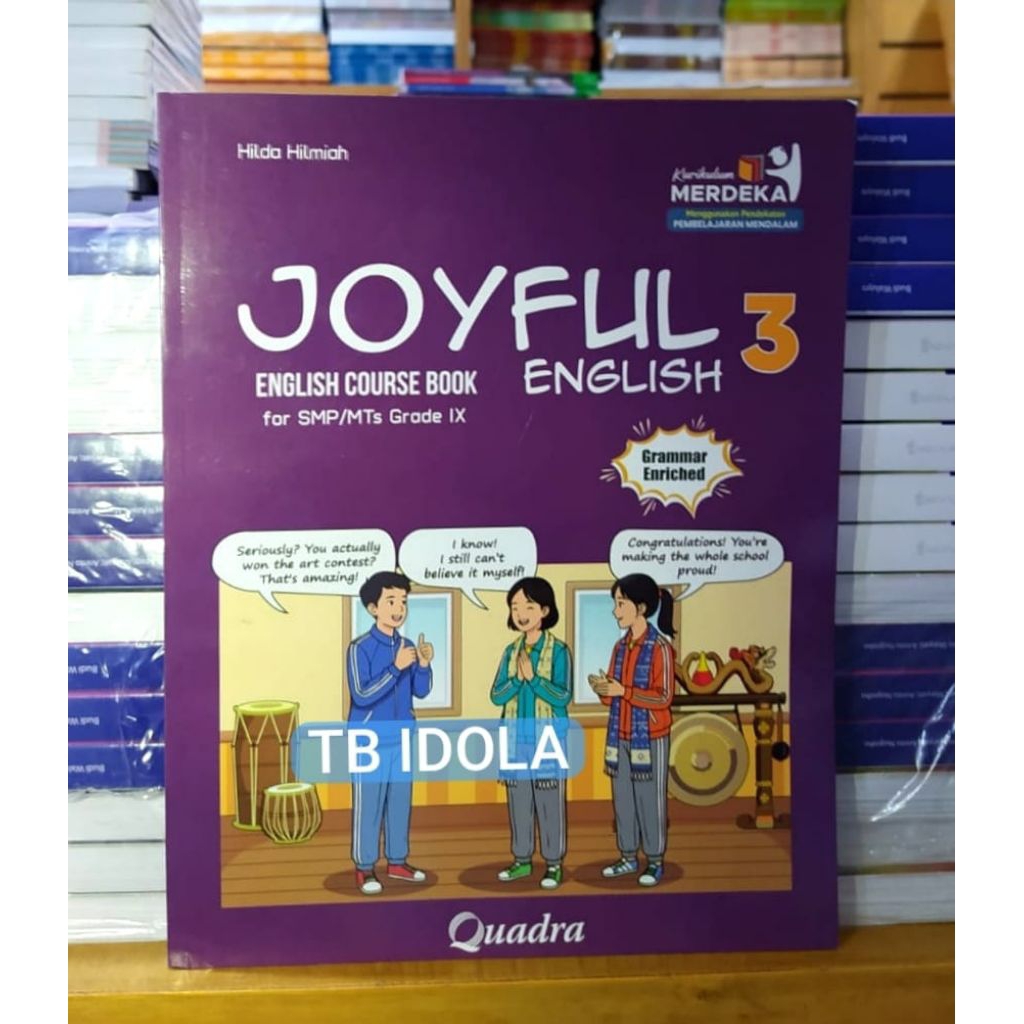 Joyful English / Bahasa Inggris Kelas 9 SMP Kurikulum Merdeka Quadra
