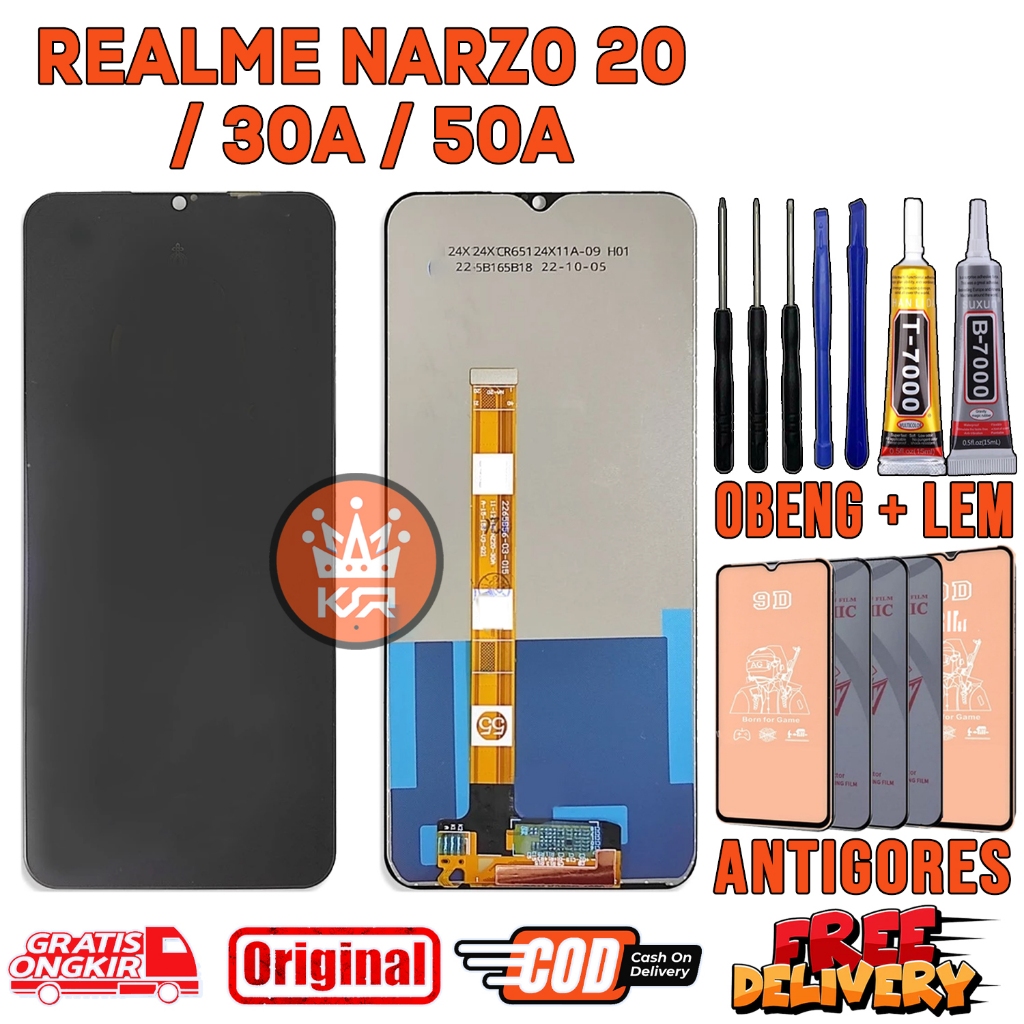 Lcd Touchscreen REALME NARZO 20 / 30A / 50A ORI OEM LCd Touchscreen Fullset