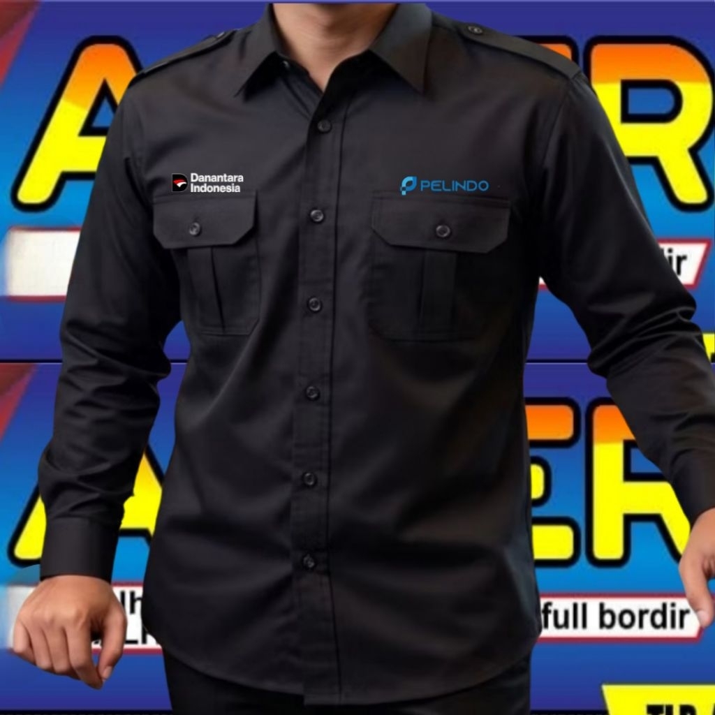 ready stok kemeja danantara Pelindo baju Pelindo seragam Pelindo baju kerja Pelindo kemeja kerja Pel