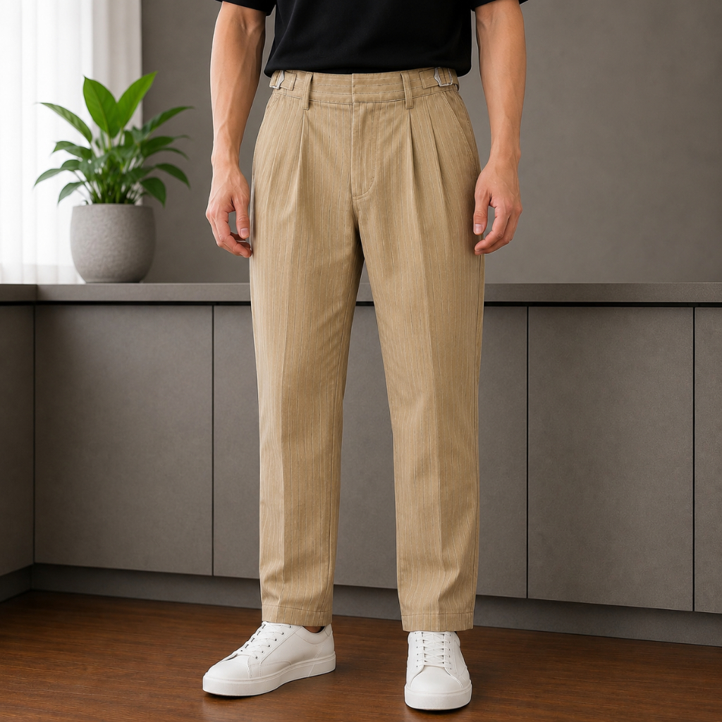 Celana Kalalaen Stripe Adjustable Waist