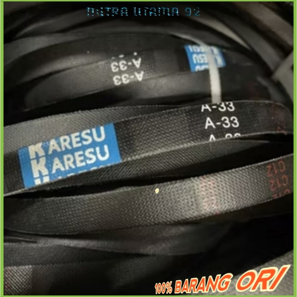 PENBEL MESIN CUCI SHARP 2 TABUNG NEPVBELT A33.5 V-BELT MESIN CUCI A-33.5 V BELT A 33.5HIGH QUALITY P