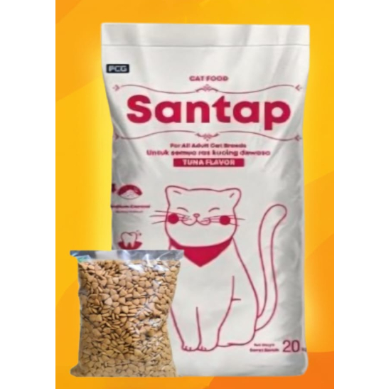 Santap Tuna repack 1.6 kg , pakan harian murah