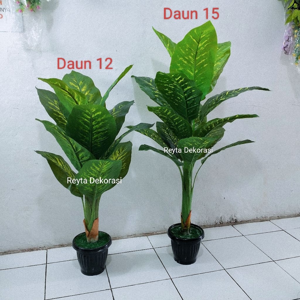 pohon hias beras tumpah bunga plastik - tanaman hias daun sri rejeki dekorasi rumah pohon tales
