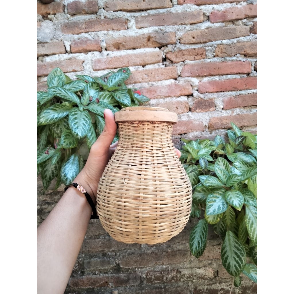 Kepis Ikan bahan kulitan BAMBU (READY STOK)