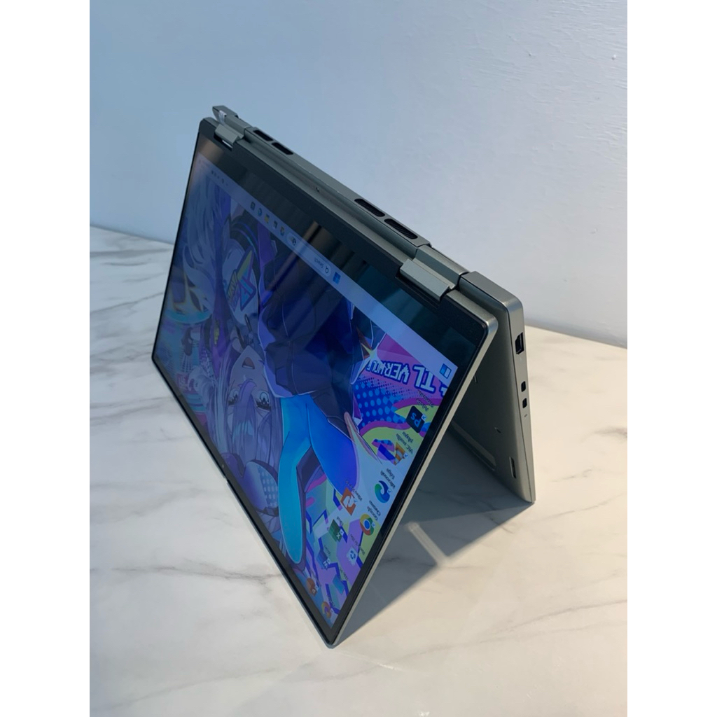 Laptop 2in1 Dell Inspirion 14 Ryzen 5-5625U Layar Lipat Touchscreen Keyboard backlight