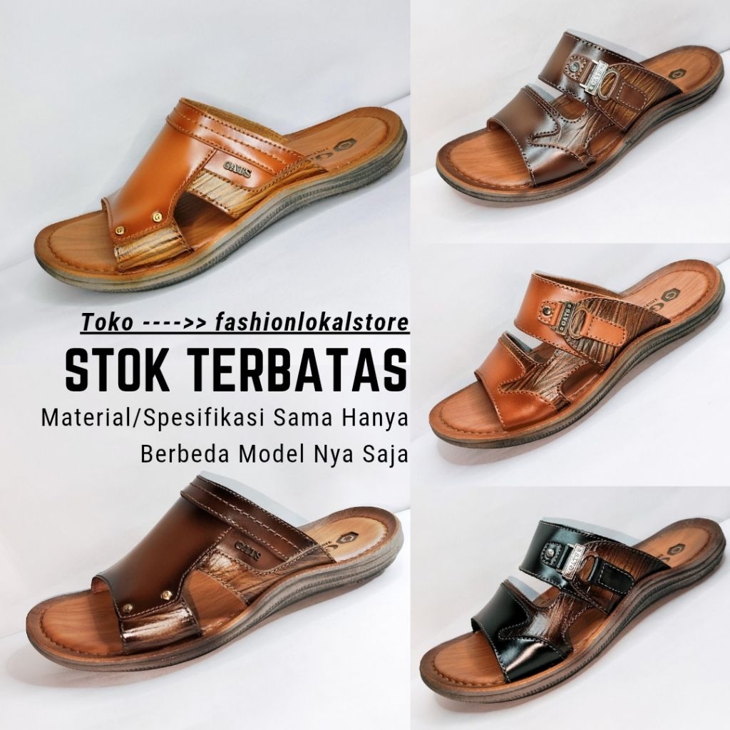 GATS Sandal Casual Pria Cocok Dipakai Liburan Santai Sandal Pria GATS Original