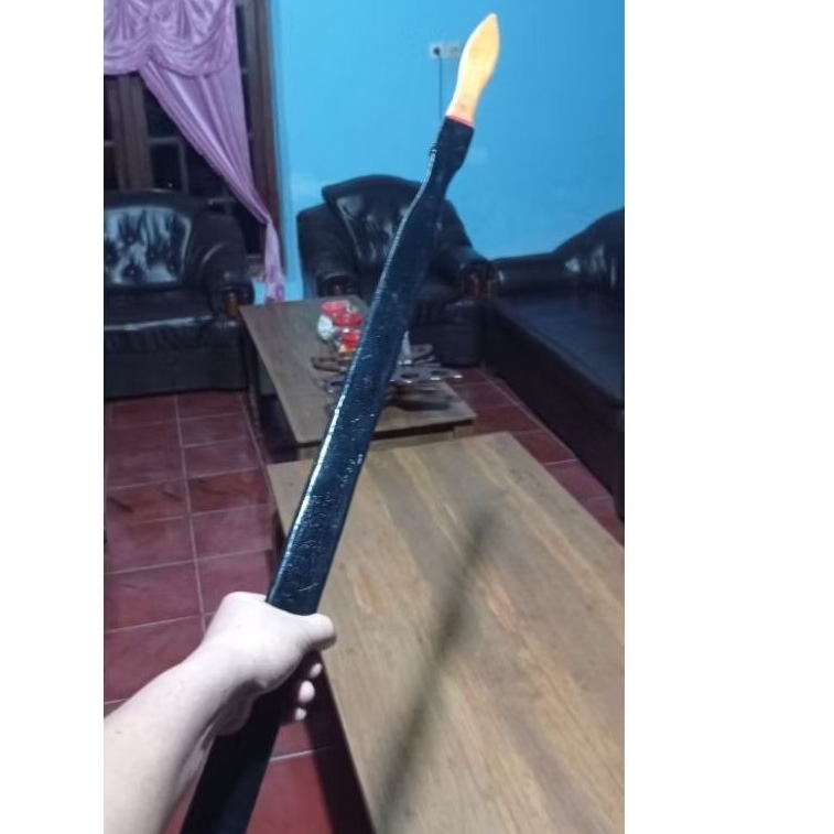 tombak kyai pleret tombak kayu tombak pusaka tombak silat tombak mainan anak tombak peraga pentas to