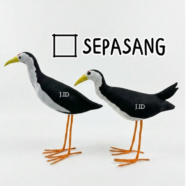 Patung Burung Ruak Ruak - Desain Realistis, Bahan Tahan Air, Ukuran Asli