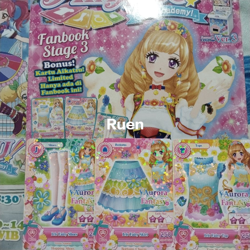Aikatsu Fanbook Stage 1 2 3 ori