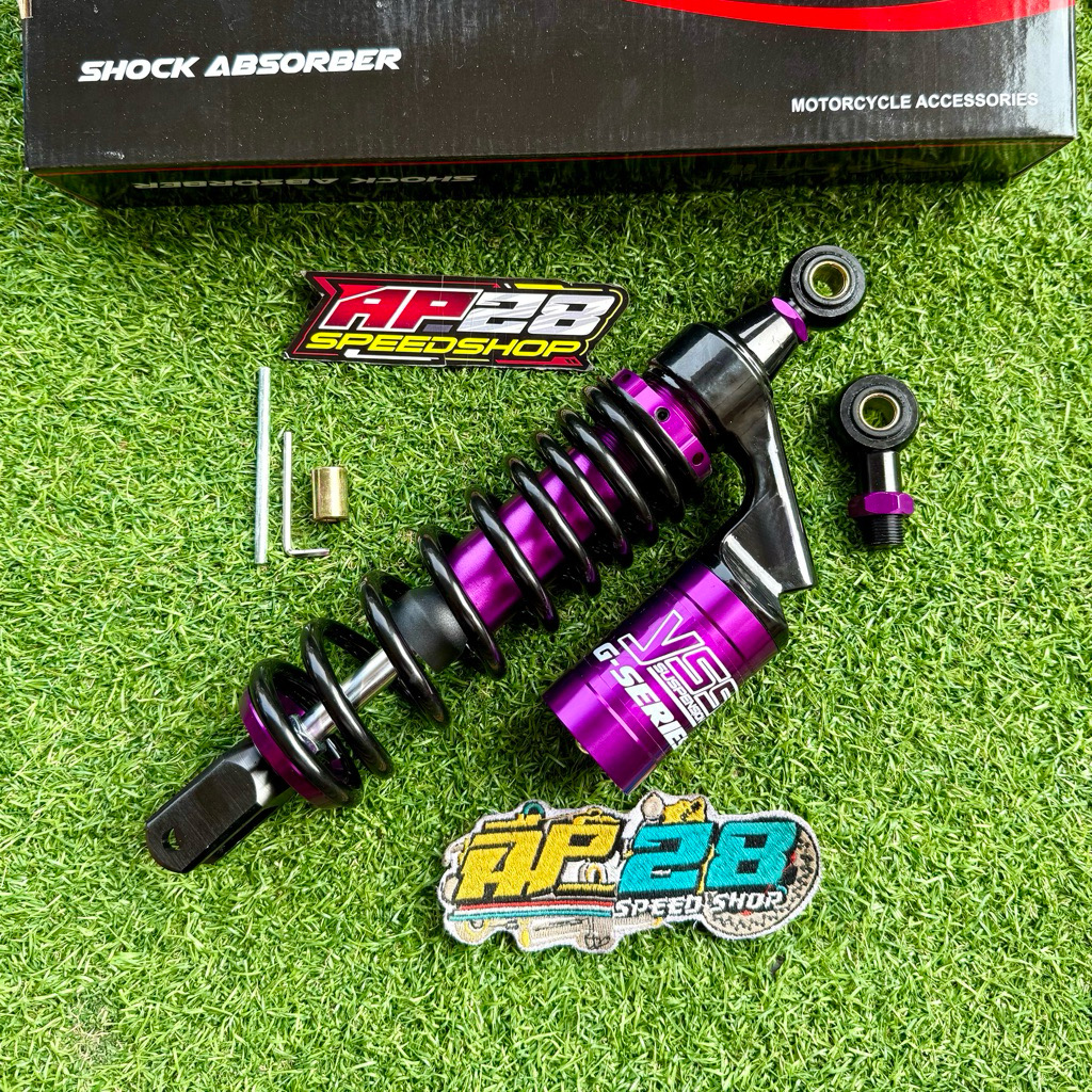 Shock Absorber Belakang Tabung Atas Copy Yss model G-Plus Series Ukuran 310mm & 330mm Preload Aktif 