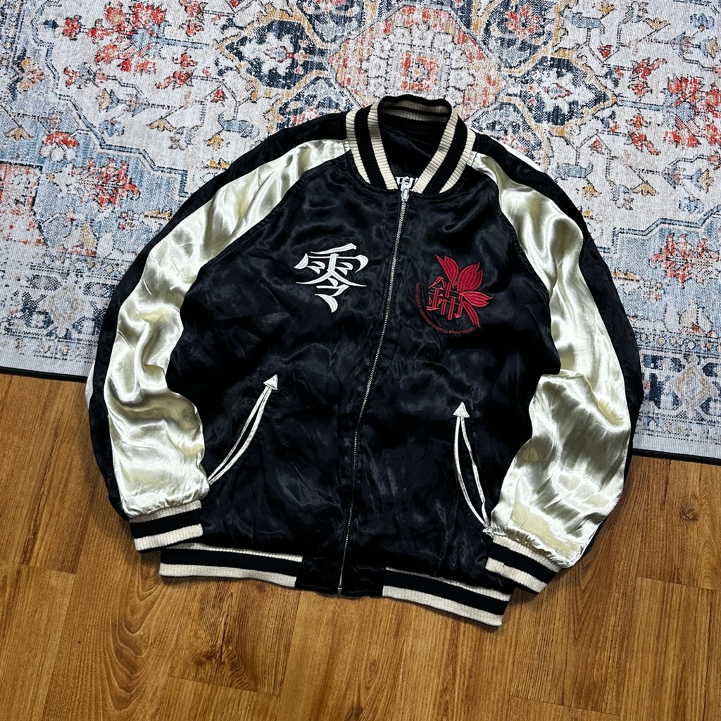 SUKAJAN NISHIKI X EVANGELION REY AYANAMI REVERSIBLE JACKET