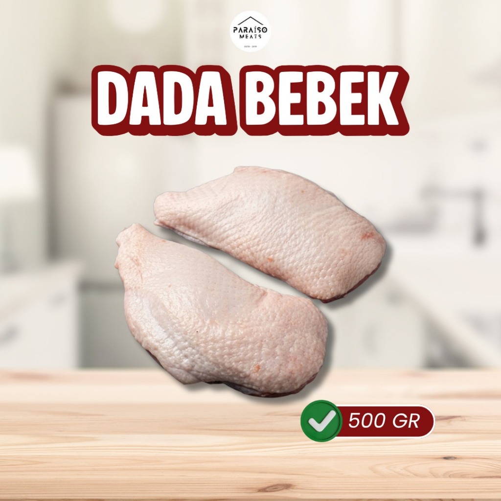 Dada Bebek Fillet Dengan Kulit I Duck Breast Skin On - Paraiso Meats
