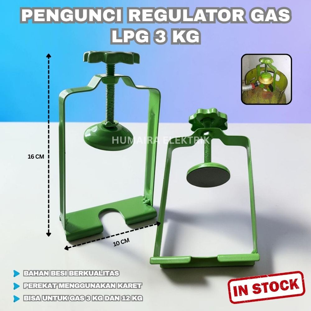 PENGAMAN KOMPOR GAS / PENGUNCI REGULATOR GAS / PENJEPIT REGULATOR GAS 3 KG 12 KG