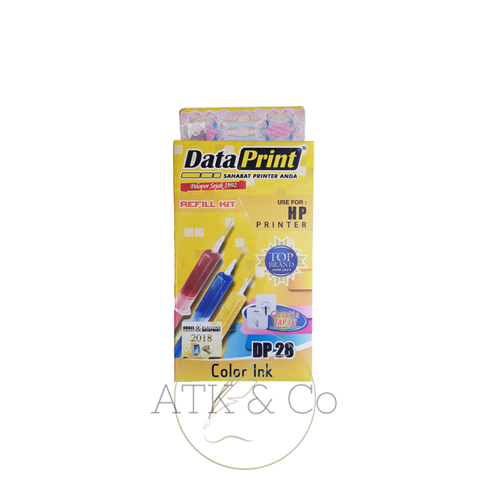 DataPrint Refill Tinta HP Warna DP 28 - Tinta HP Data Print DP 28