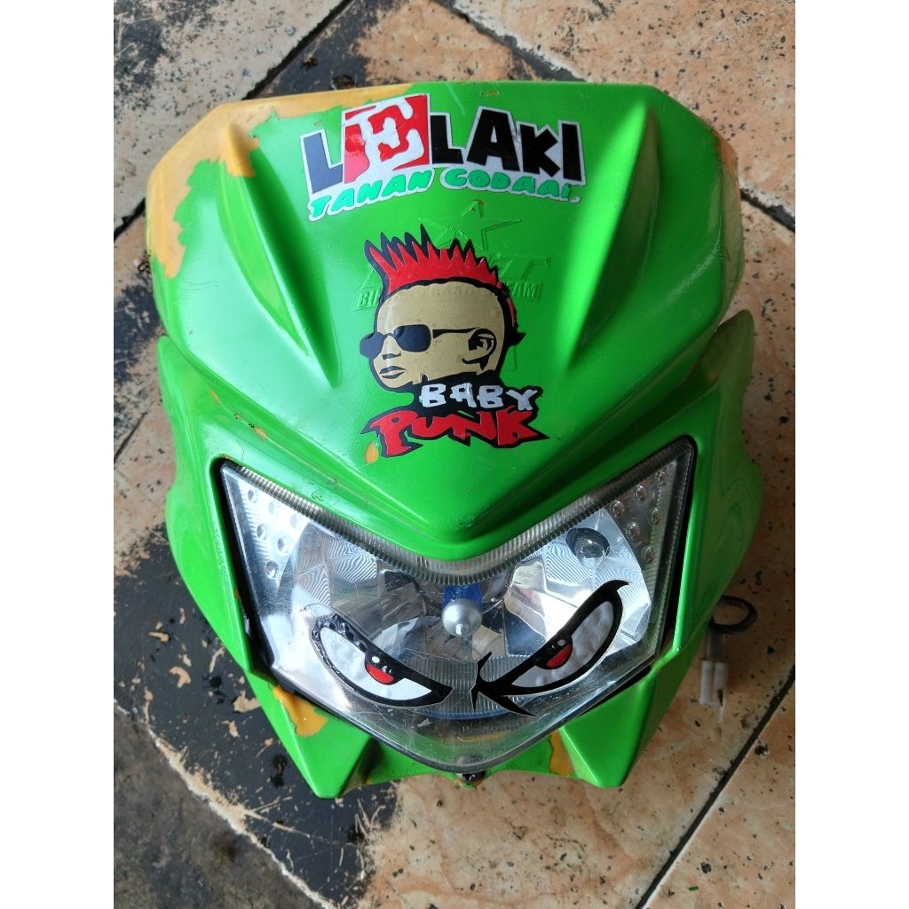 Reflektor Batok depan orginal klx s