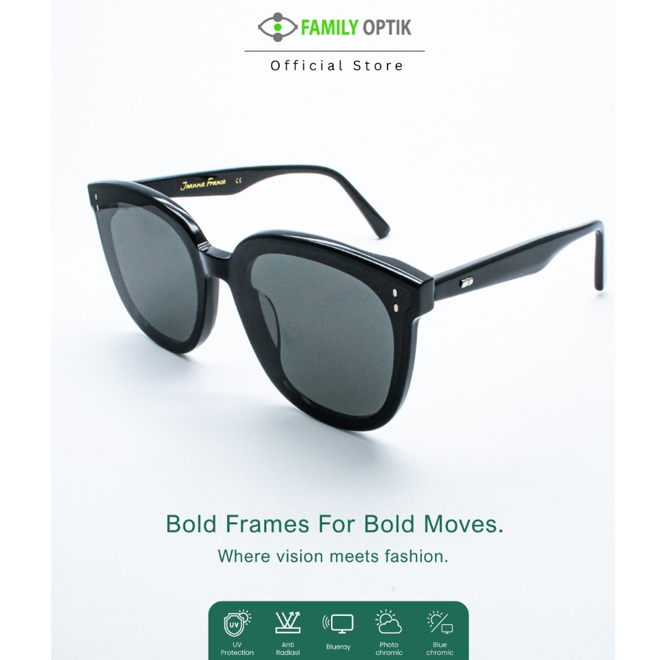Kacamata Hitam Pria Wanita - Joanna France ROSY Sunglasses Unisex Anti UV