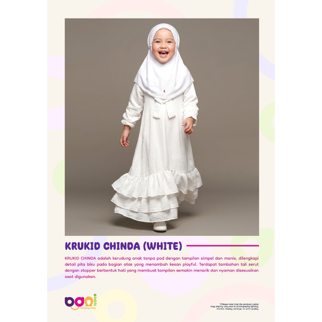 Krukid Chinda | Kerudung Instan Chinda | Kerudung Instan Anak Bani Batuta Krukid Chinda | Kerudung I