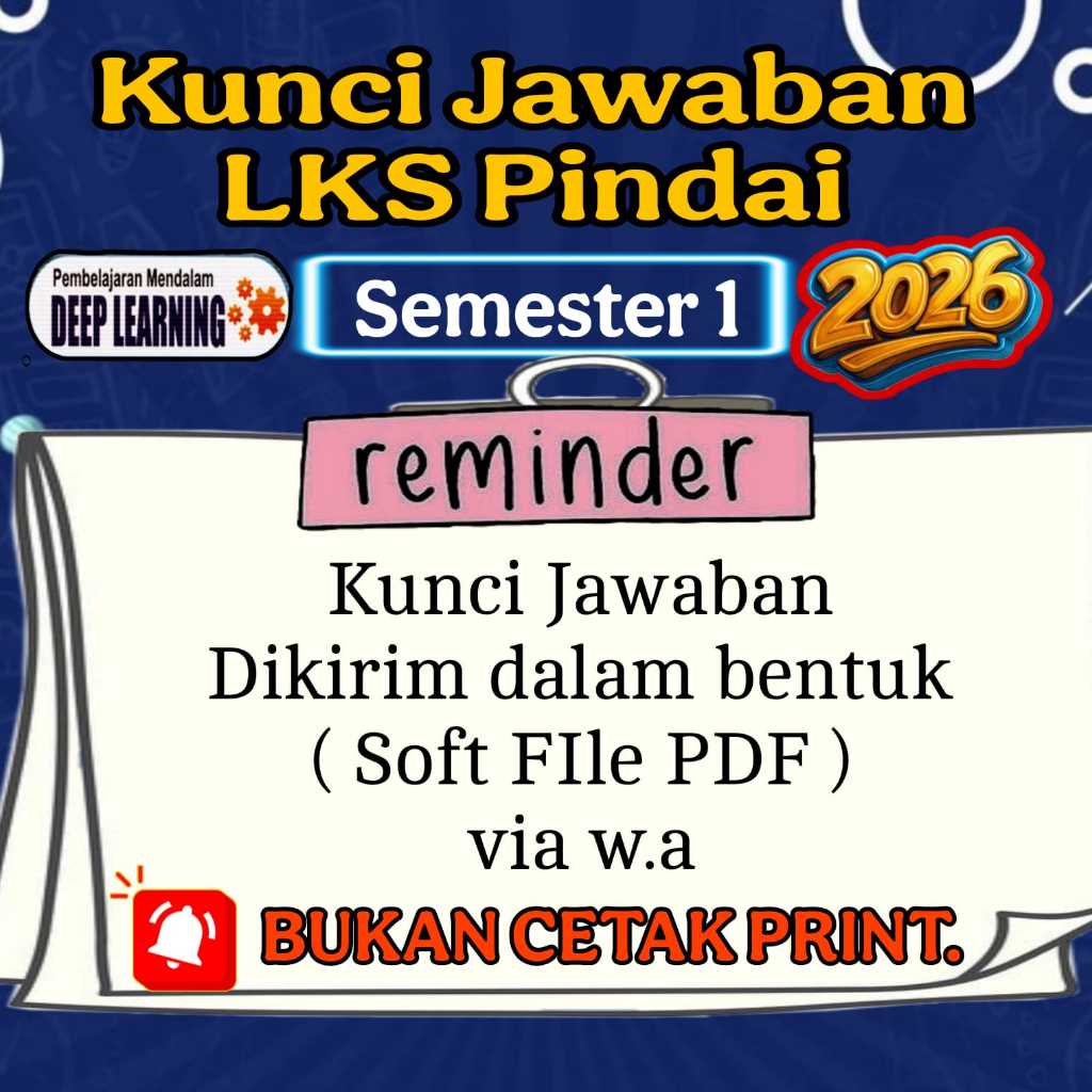[ SMP ]  Kunci Jawaban Lks Pindai Semester 1 2026 Kurikulum Merdeka Cv Arya Duta