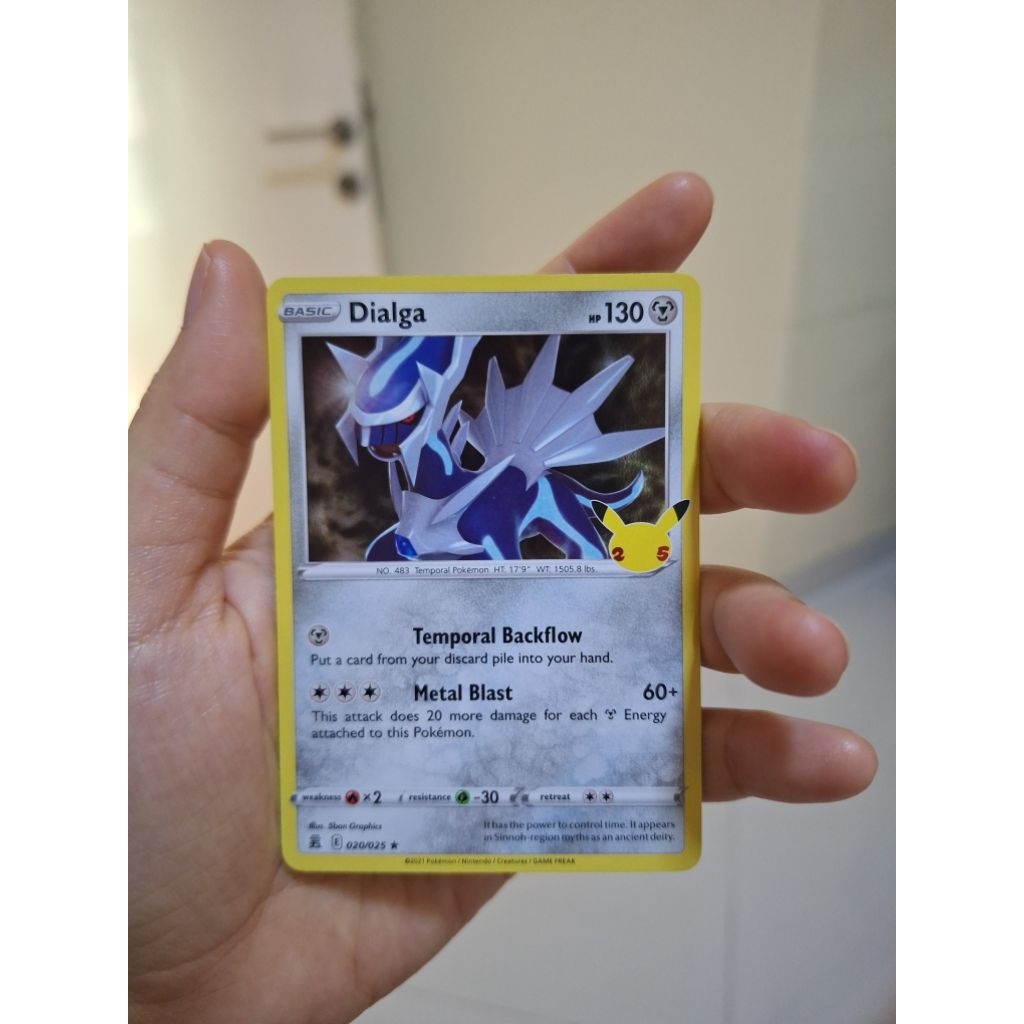 Kartu Pokemon English Dialga 020/025 - Pokemon Celebrations Original
