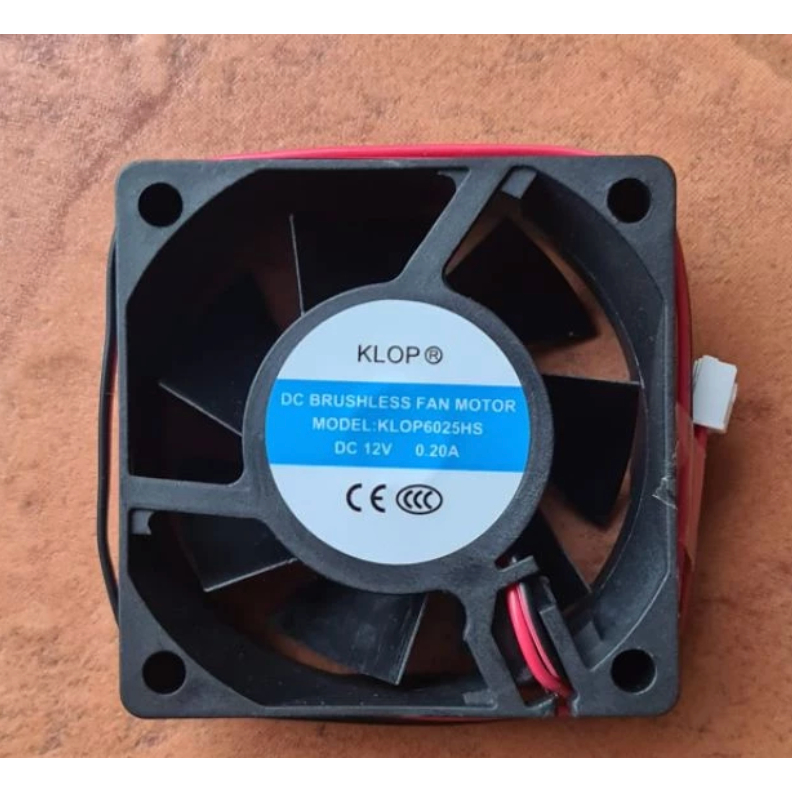 KIPAS FAN DC 12V VISERO VDC-1212S 12x12 PLUS SOCKET KIPAS PENDINGIN VIDEO FAN DC 12V KLOP
