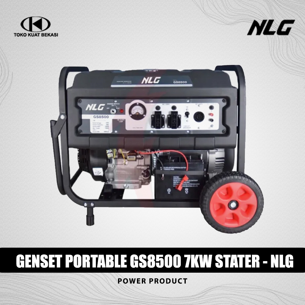 Genset 7000 Watt NLG Generator Listrik Bensin 25L 9Jam - GS-8500